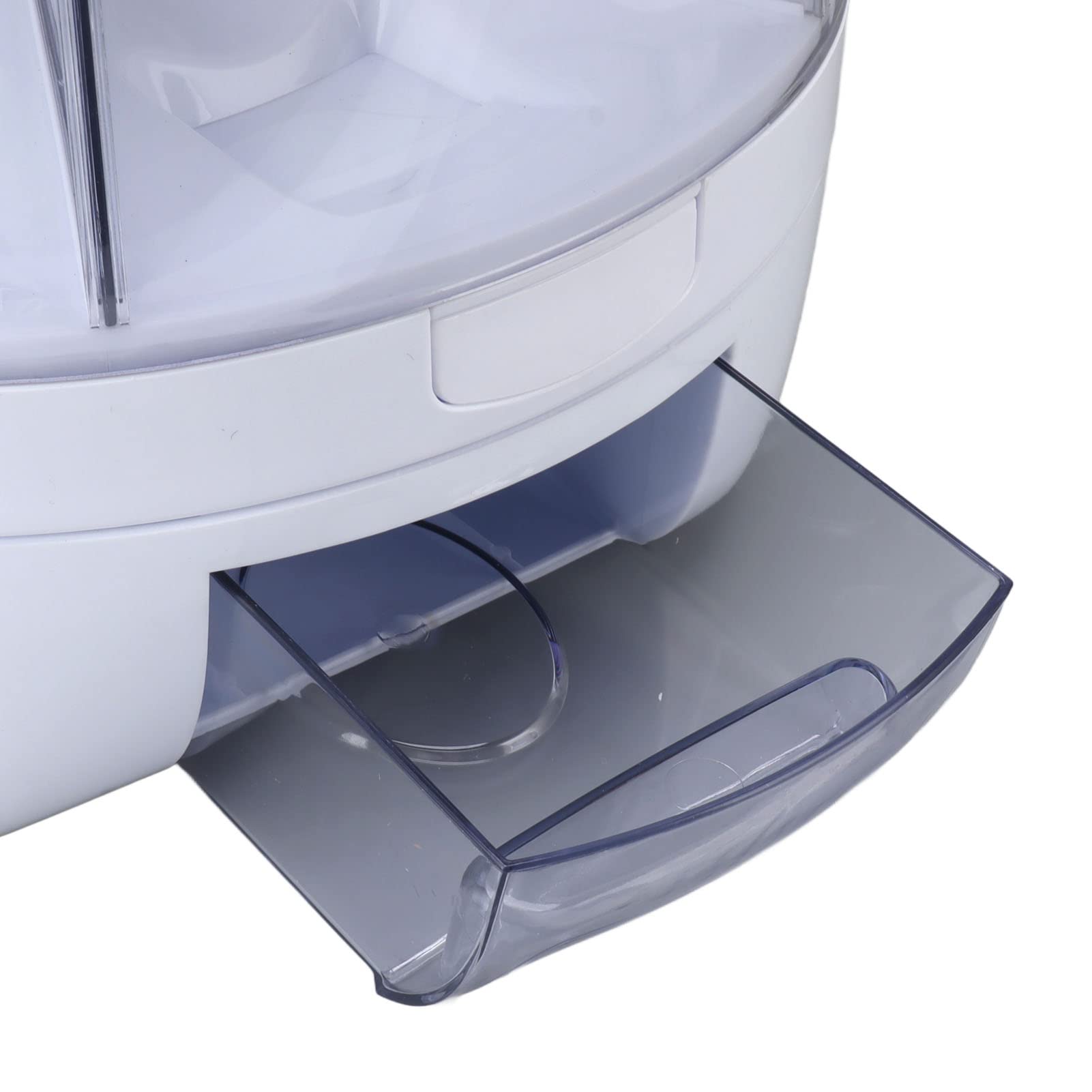 Contenedor de almacenamiento de arroz y cereales de 6 rejillas, dispensador de alimentos giratorio doble ed de 10000 ml para arroz negro, arroz amarillo y frijoles, dispensador de cereales