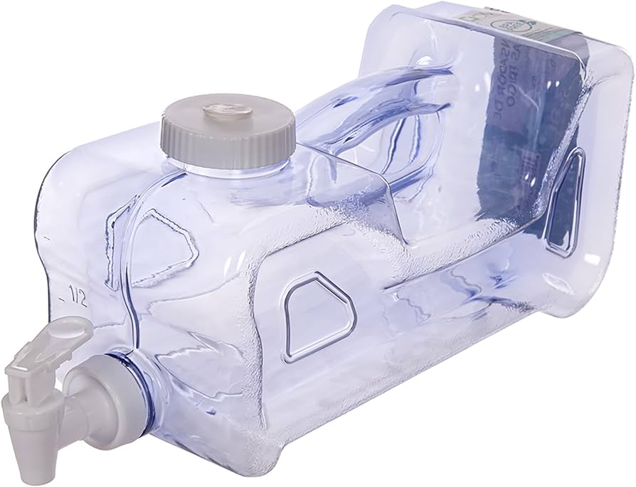 Dispensador De Agua Para Nevera 5.6L - Botella PETG Con Grifo (Transparente)