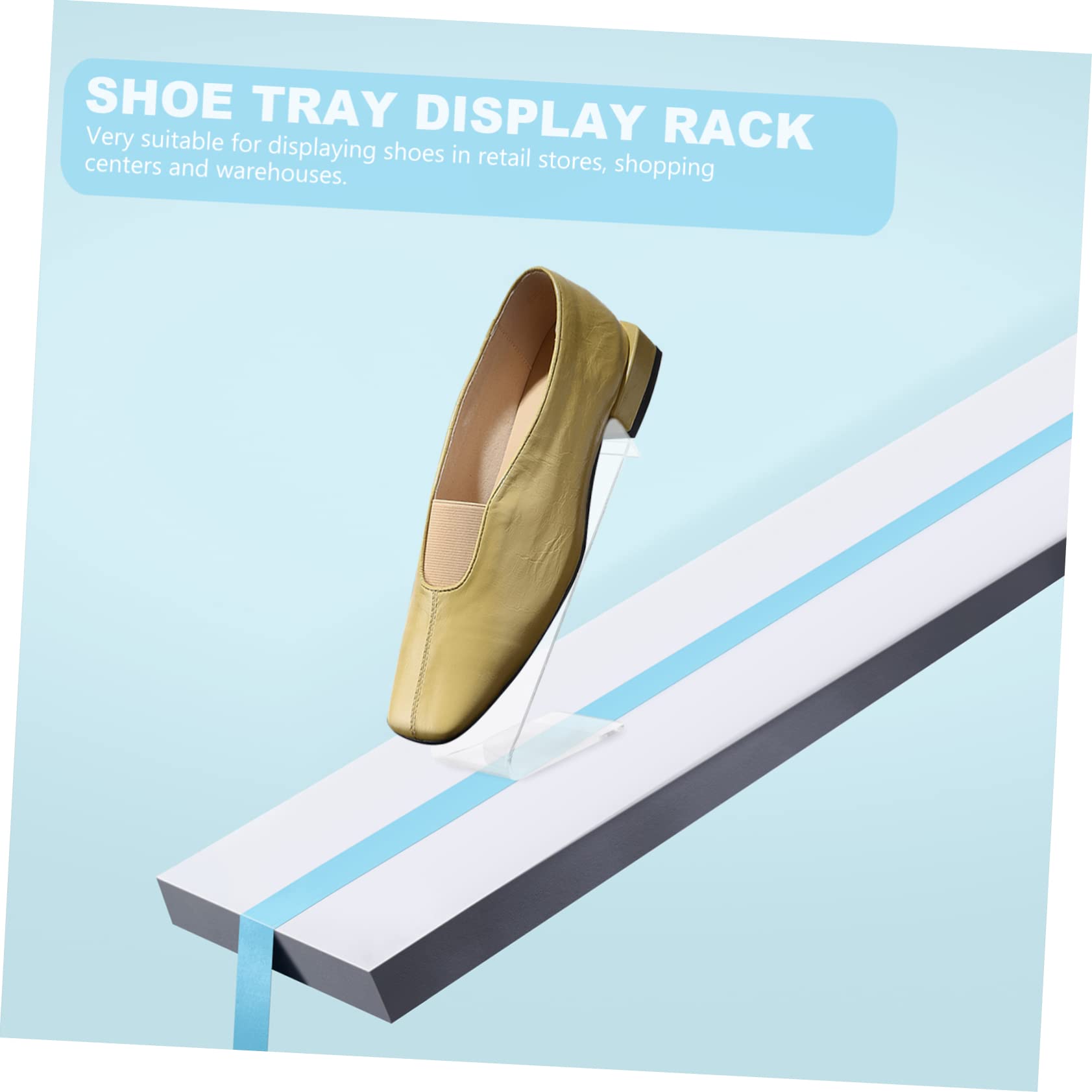 PLAFOPE 4 Piezas Zapatería Zapatero Acrílico Zapatero Metalico Estante De Zapatillas Estante De Tacones Altos Soporte De Exhibición De Zapatos Zapatero Transparente Accesorios Casual