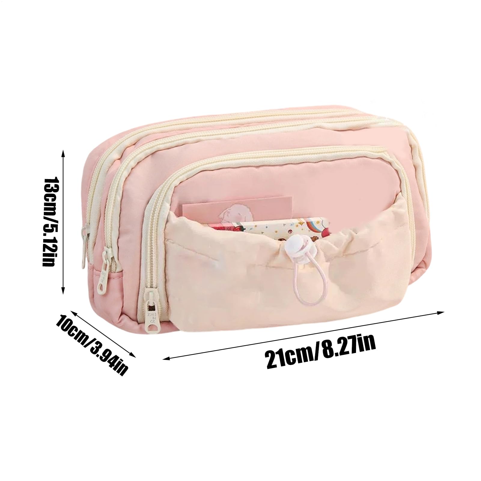 Scolari ed Estetici Portapenne Estetico con Disegno a Cane e Grande | Kit Scolastico Per Creatività, Trucchi, Pastelli, Ufficio, Viaggi, Studenti, Ragazzi e Ragazze