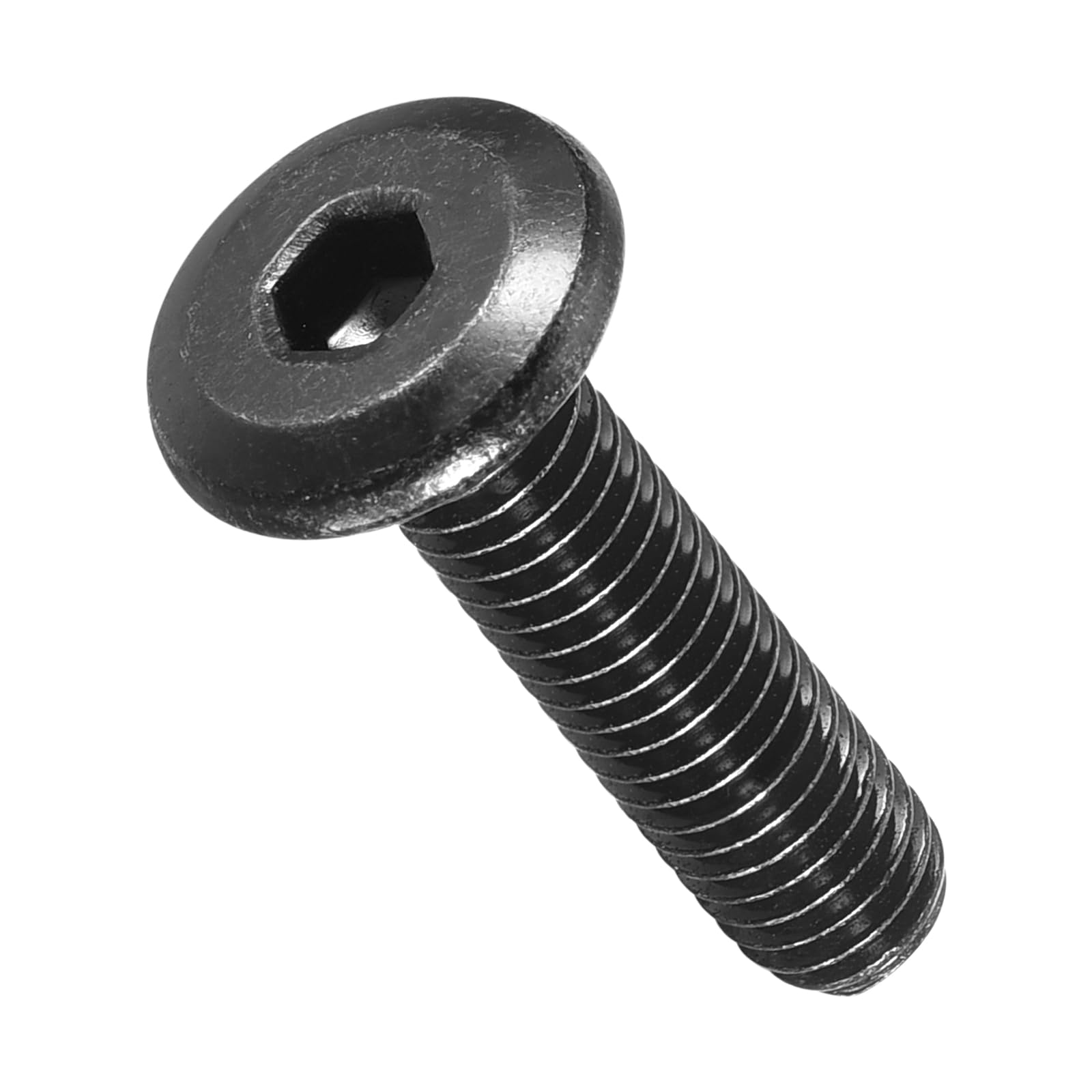METALLIXITY Flat Head Hex Socket Cap Screws Bolts(M5-0.8x20) 30Pcs, Steel Hex Socket Furniture Bolts Screws