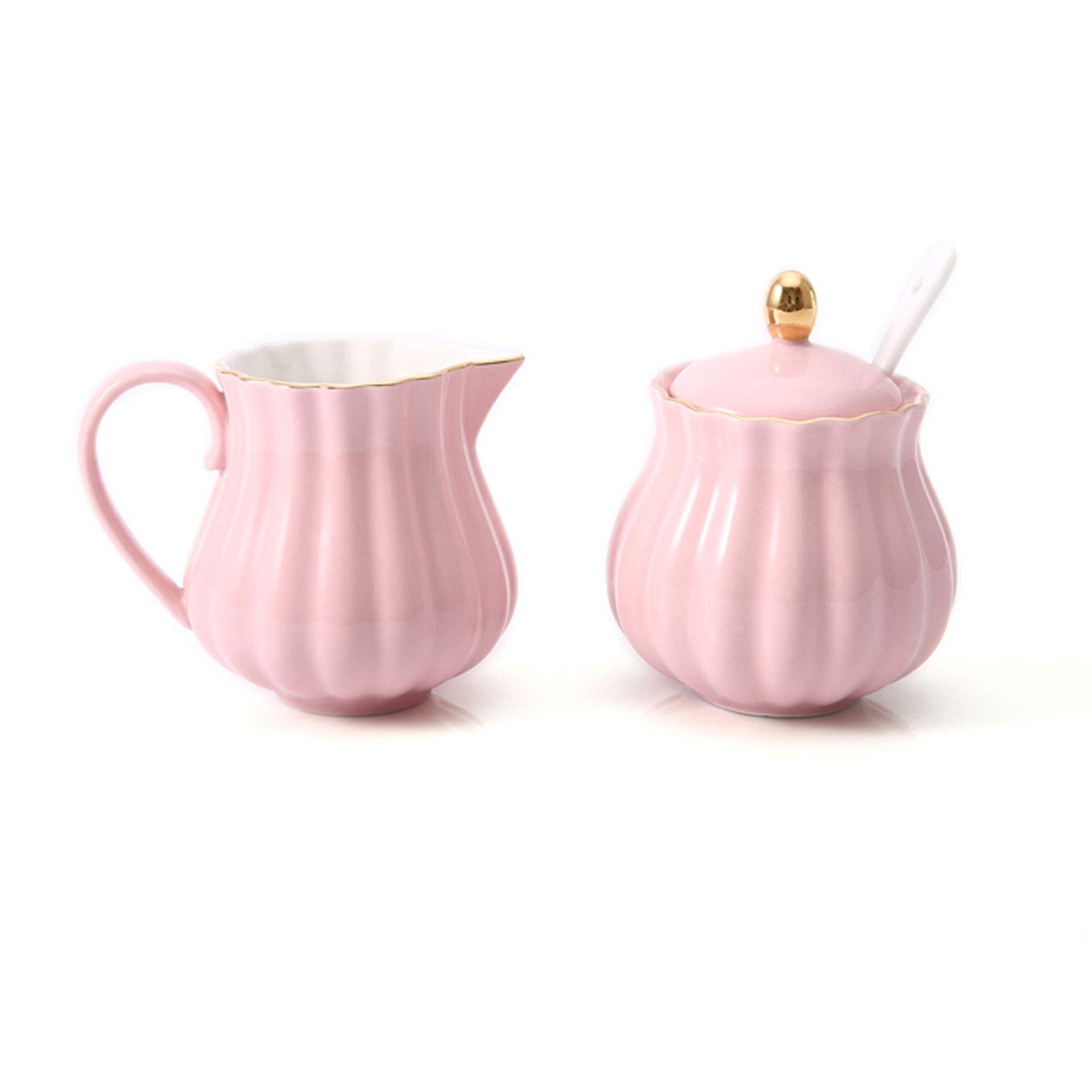 Ensemble de pichet à Lait en céramique européenne rétro pichet à sirop de café Nourriture Occidentale Forme de pichet à épices Pointu (Violet) (Roze)