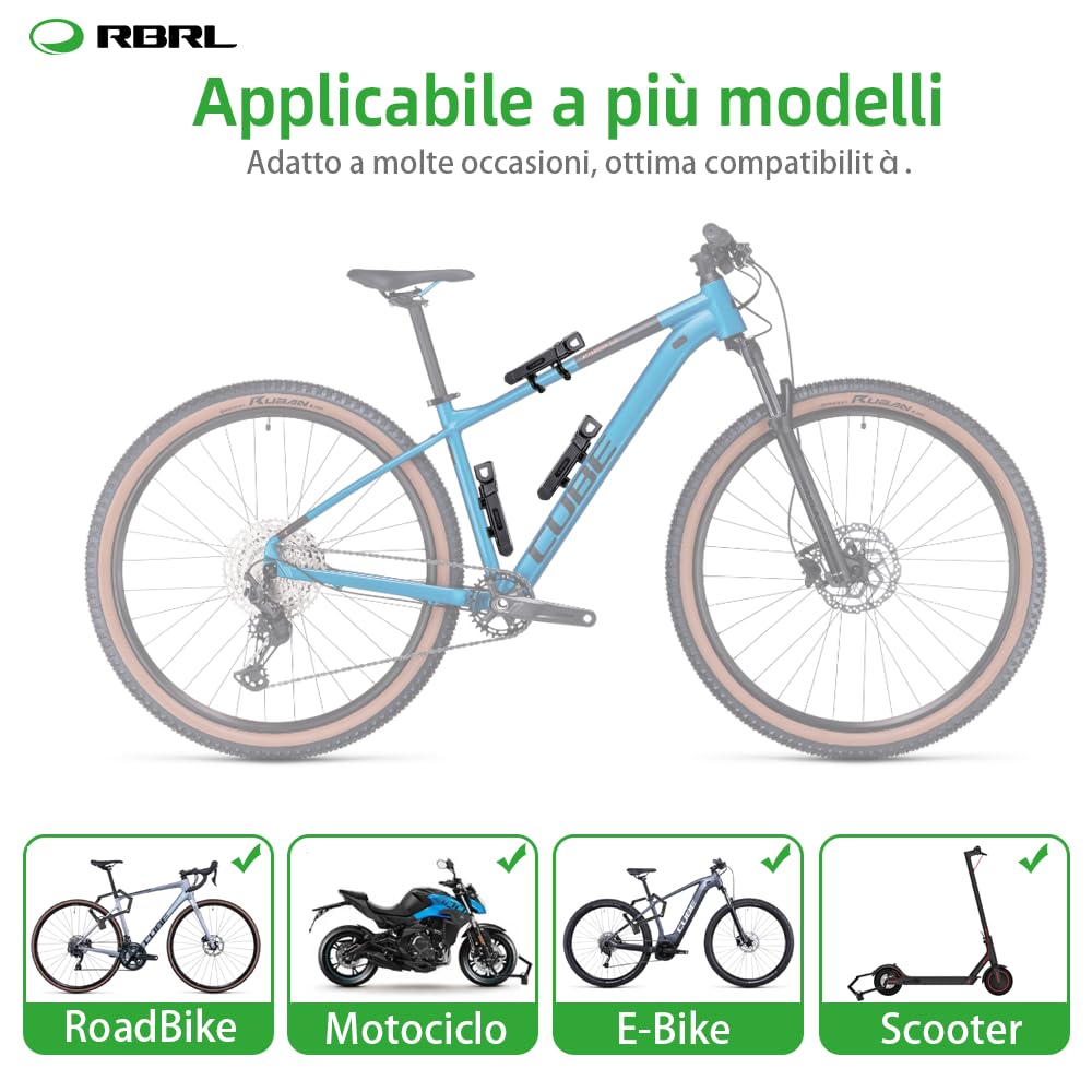 RBRL Lucchetto Bici, 75 cm Lucchetto Bicicletta Antifurto Pieghevole Portatile Catena Bici, Altamente Sicuro e Durevole Lucchetto Bicicletta Antifurto, Livello di Sicurezza 18