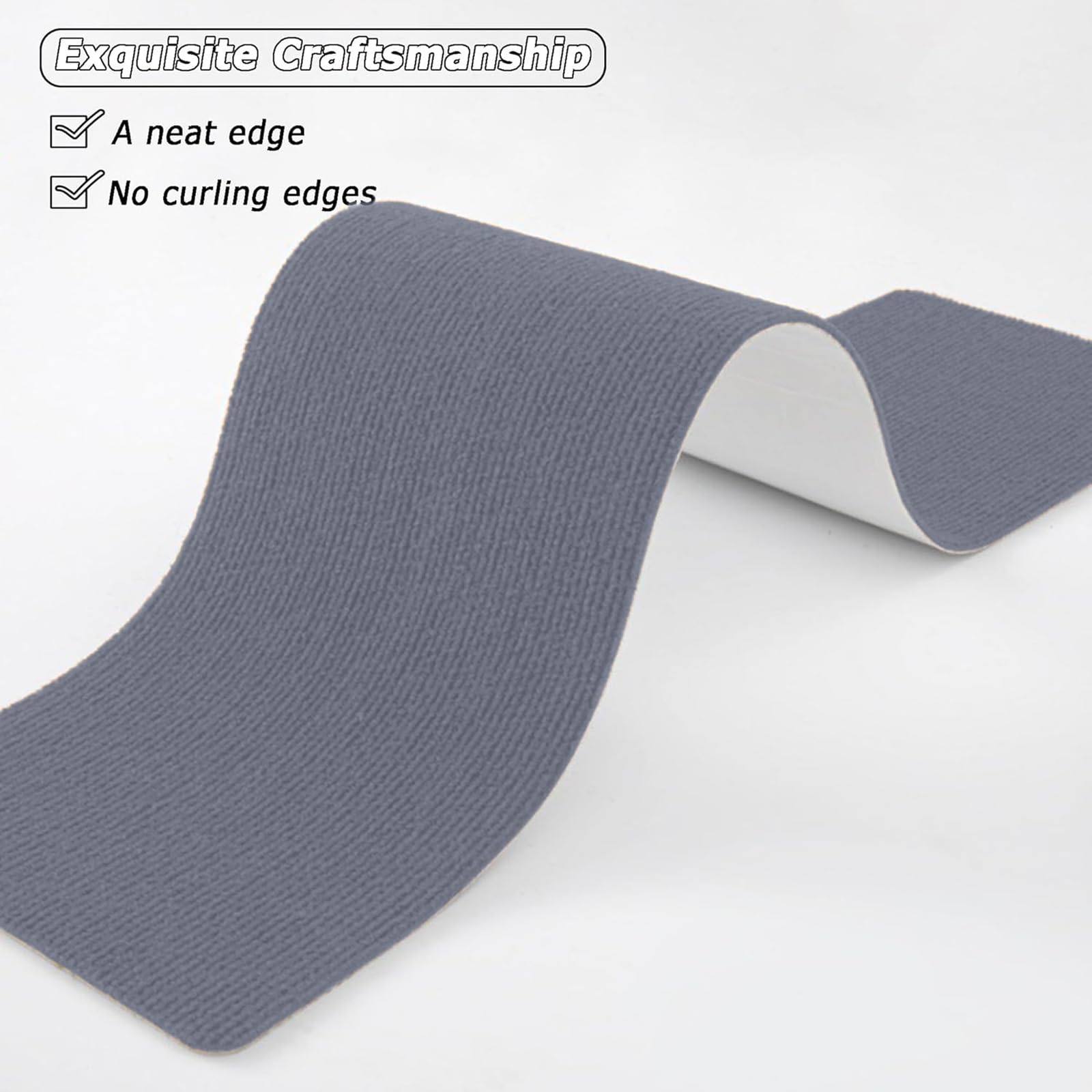 Juego de 5 alfombrillas antideslizantes para escaleras, 34 x 48 cm, TPE, reutilizables y cortables, aptas para niños, para escalones seguros, ideal para el hogar y los niños.