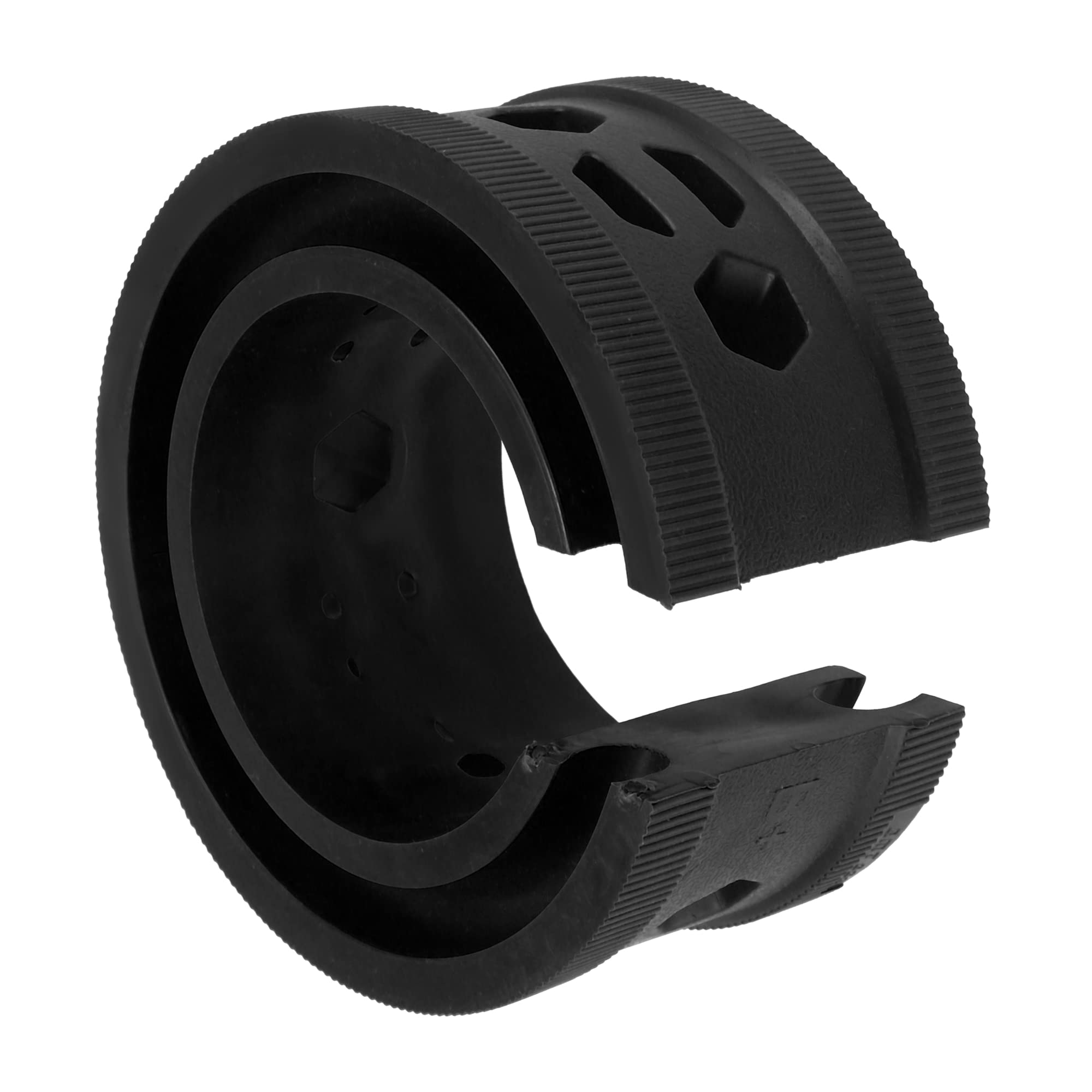 X AUTOHAUX 2 Stück Auto Schraubenfeder Puffer Gummipuffer Schwarz B+ Typ | Außenhöhe 64mm, Außendurchmesser 135mm, Innendurchmesser 83mm, Dicke 26mm, Nut Offen 9mm, Universal Für Autos, LKW, SUVs