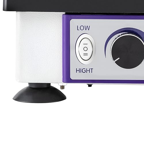 Miniatura 5 de Vibrador de cuarteto cuadrado de modelo dental de laboratorio, equipo oscilador eléctrico vibrador de encimera, velocidad ajustable de 120 W, 2