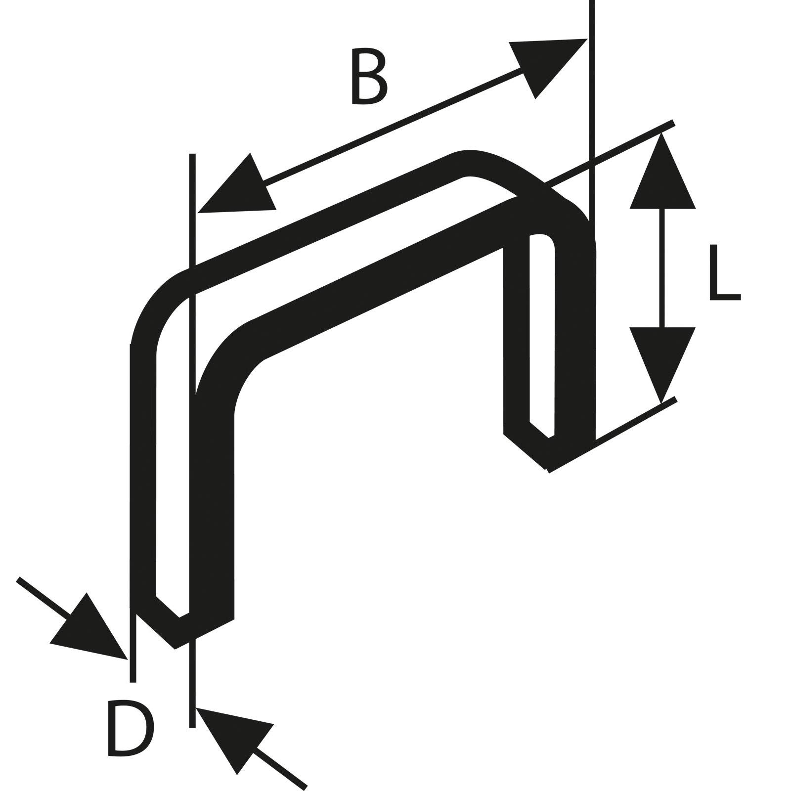 Bosch Zszywacz ręczny HT 14 (drewno, typ zszywek 53) & Bosch Accessories Zszywka z cienkiego drutu, typ 53 11,4 x 0,74 x 10 mm