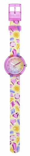 Flik Flak Girl Kids Watch Biosourced Quartz Waterproof Sparkling Gemstones2