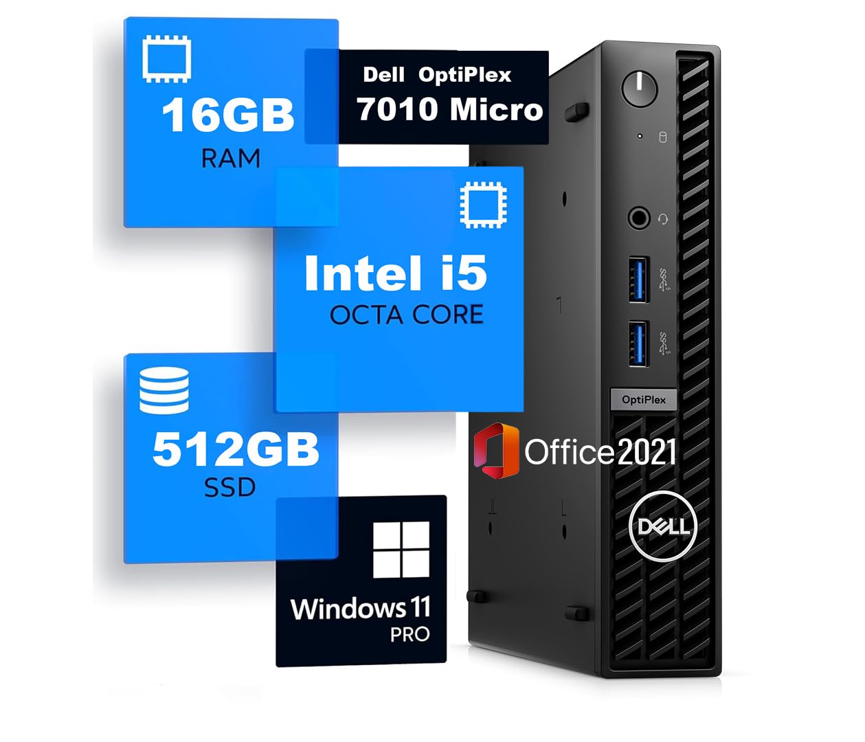 Amazon.co.jp: 【整備済み品】Dell OptiPlex 7010 Micro デスクトップ