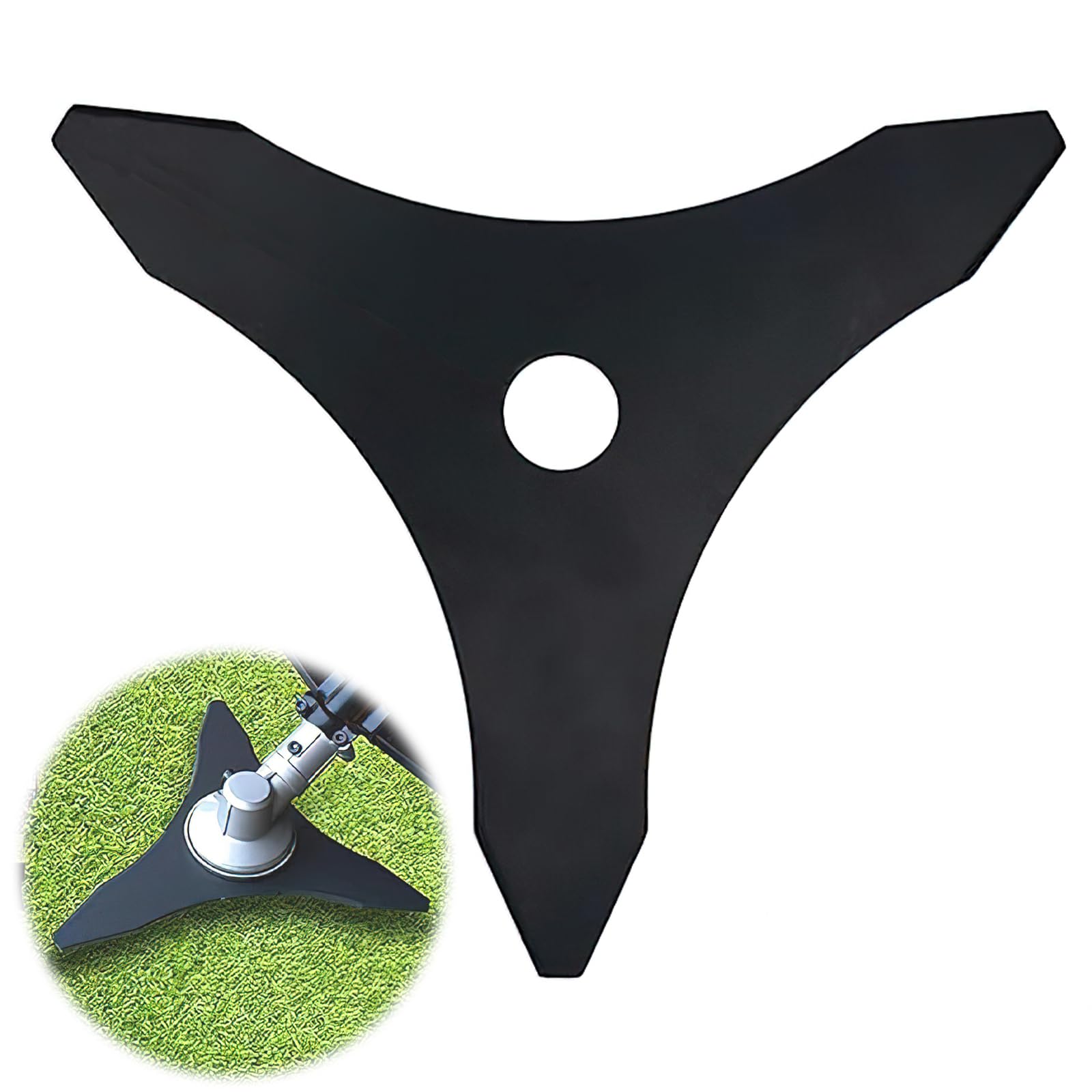 3-Zahn Freischneider Für Trimmer - 25,5 Cm Bürstenschneidklinge Aus Stahl