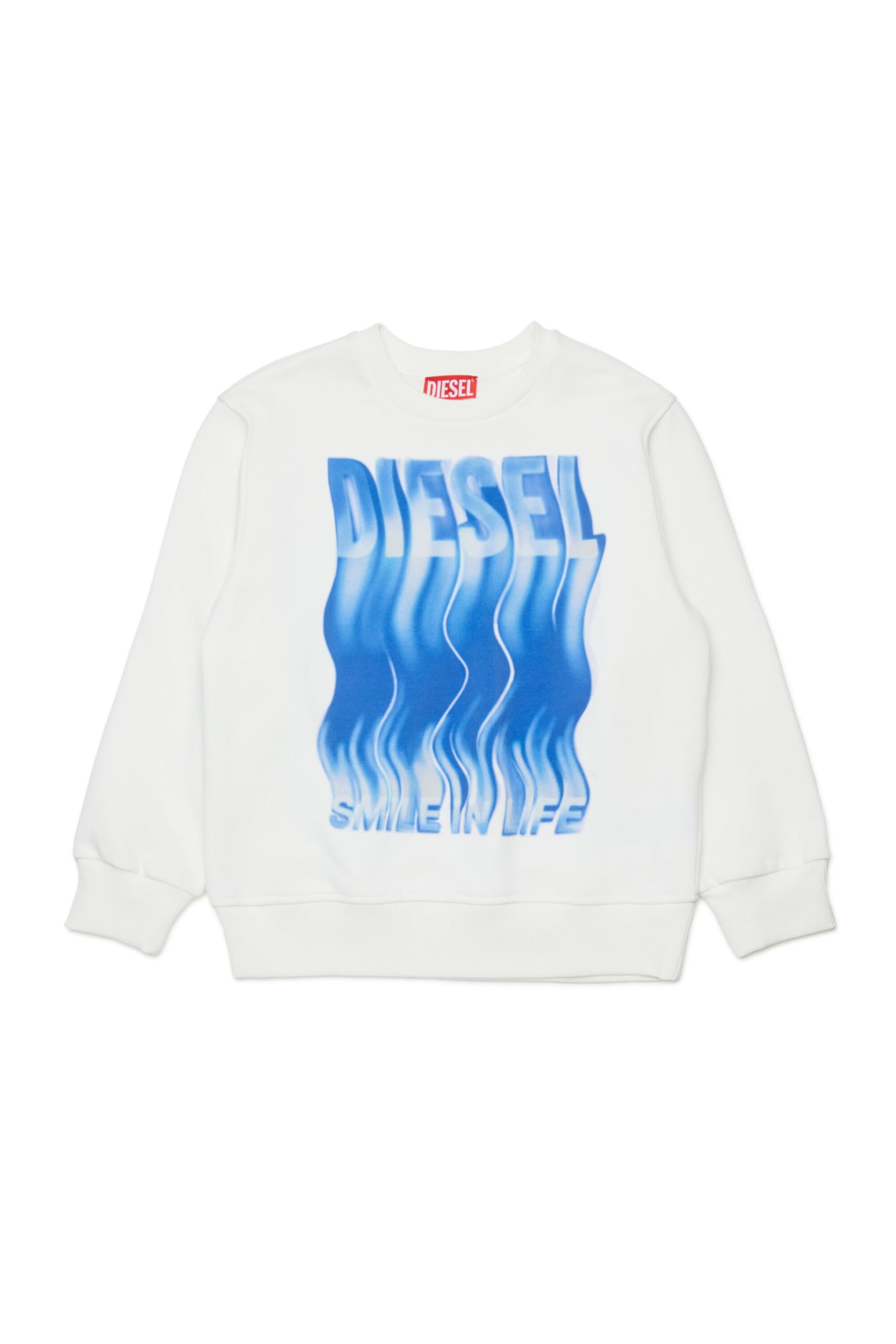 Boys' Crewneck Sweatshirt With Printed Logo