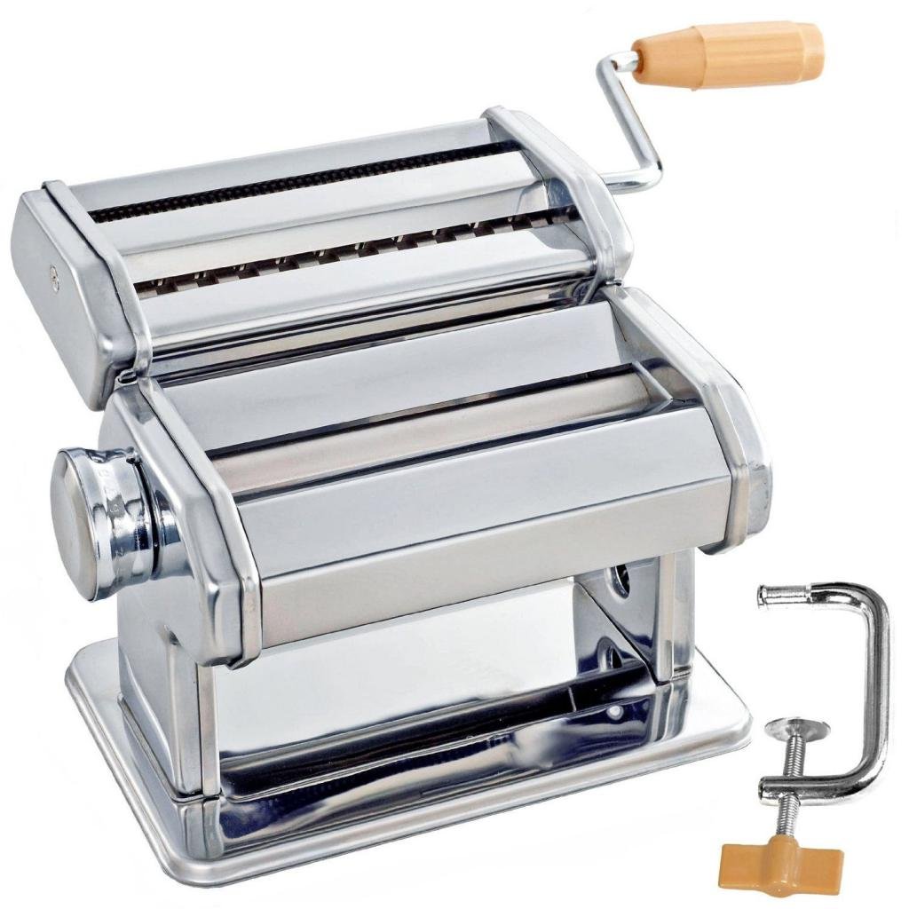 Stainless Steel Pasta Lasagne Spaghetti Cutter Machine Manual Pasta Noodles Maker-image-43