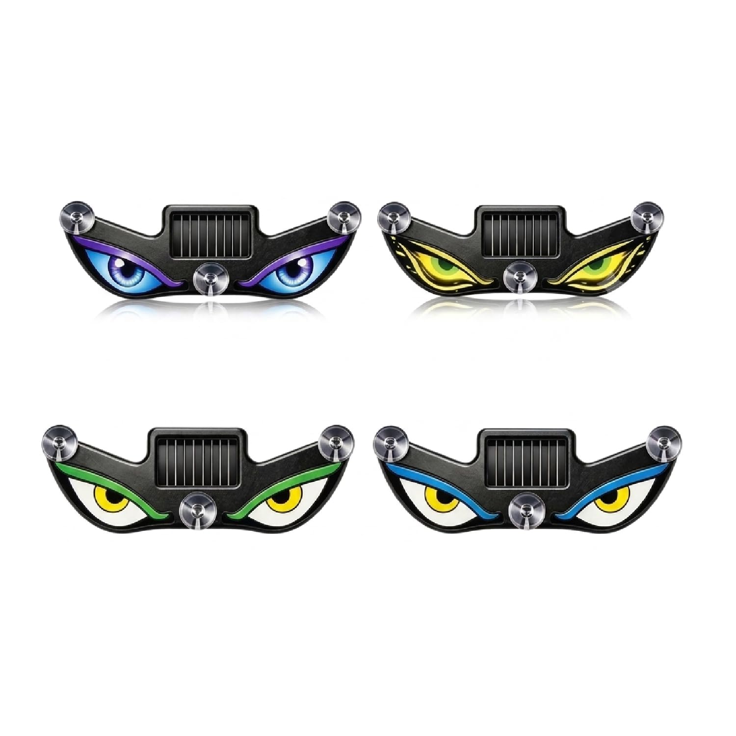 AeroParts Bike Solar Powered Car Evil Eyes LED Warning Light
