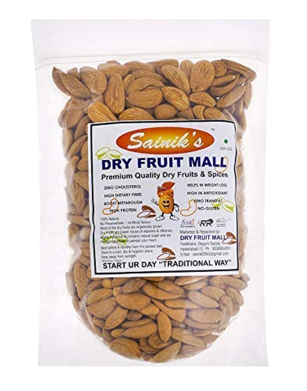 Selected & Hand Picked Irani Mamra Giri Irani Almond Mamra Badam-250 GR