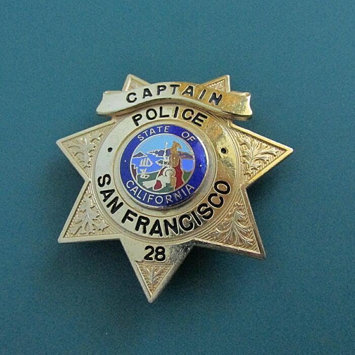 Amazon.co.jp: California San Francisco Police ポリスバッジ