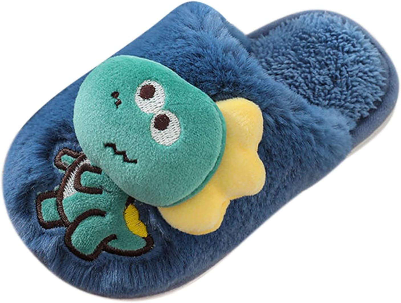 Amazon.com | Dinosaur Slippers For Girls Boys Memory Foam Comfy House Slippers Kids Winter Warm