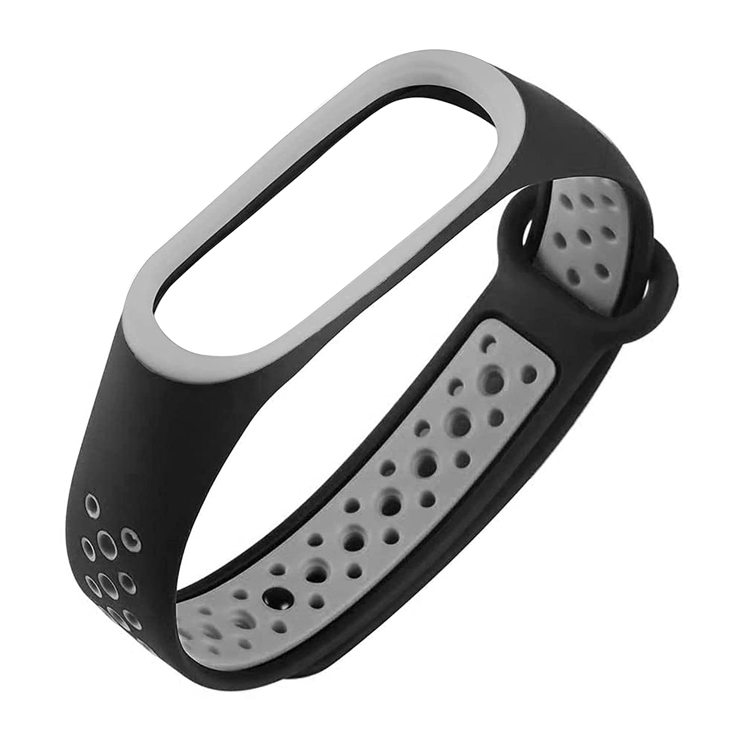 CROSSVOLT Adjustable Strap Combo for Xiaomi Mi Band 3/ Mi Band 4-(Black-Grey) (B09HSLHMGD) Amazon Price History, Amazon Price Tracker