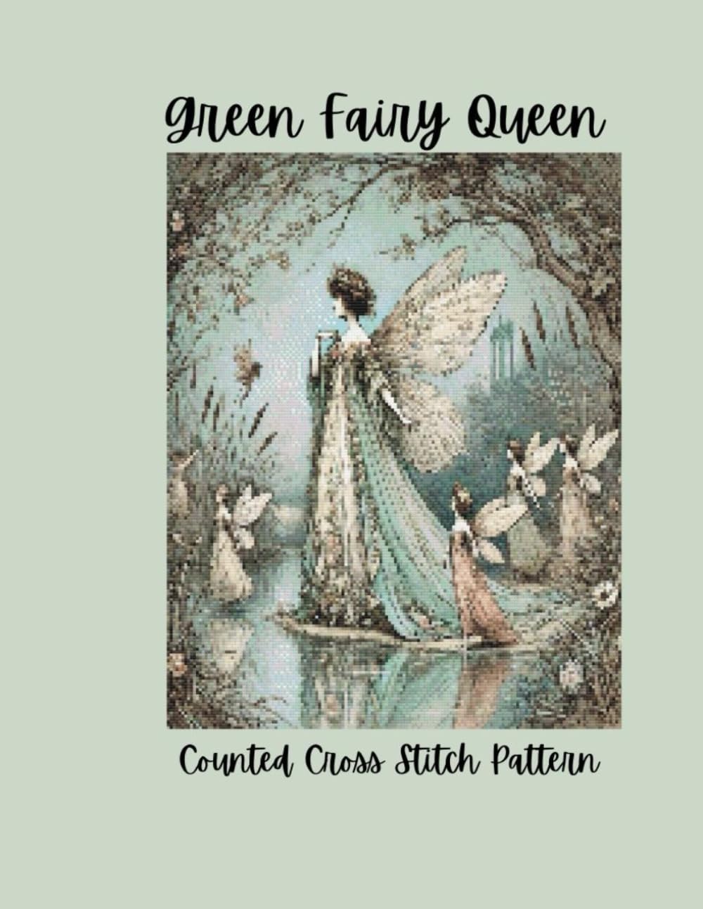 Green Fairy Queen: Counted Cross Stitch Pattern