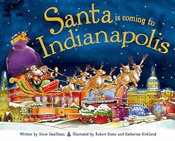 Hardcover Santa Is Coming to Indianapolis Book