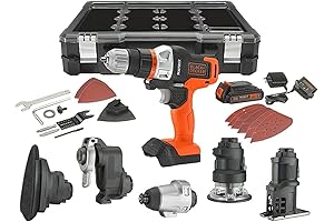 BLACK+DECKER 20V MAX MATRIX Drill, 6-Tool Cordless Power Tool Combo Kit for...