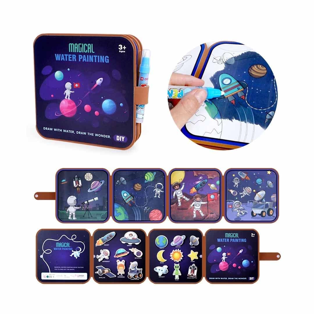Onlinenest® Return Gift for Kids Reusable Magical Water Painting Doodle Book for Ages 3+ Draw with Water, Draw The Wonder Early Learning Brain Development (B0D2LKS2RW) Amazon Price History, Amazon Price Tracker