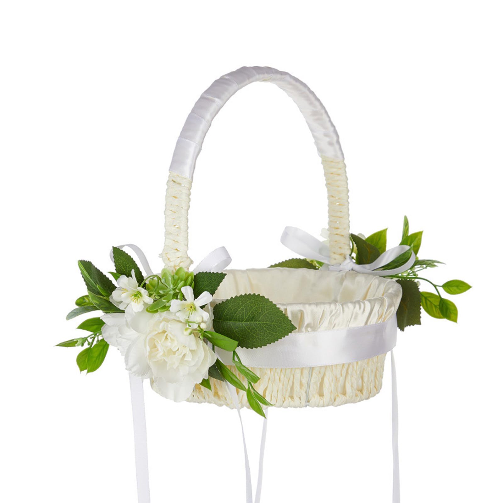 Buxuaaaa A Buxuaaa Handheld Rattan Straw Woven Baskets Stylish Rattan Woven Flower Baskets Ideal For Picnics Weddings Nd Home Ccent Picnics Basket