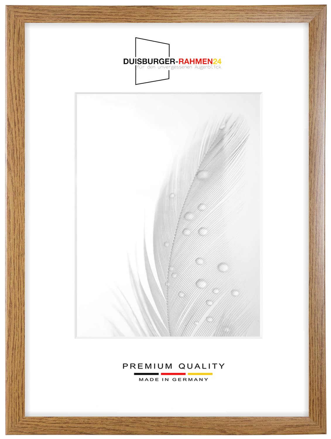 Cornice Foto ByMoris 24x33 Cm - Bianco Opaco, Vetro Acrilico Antiriflesso | Per Poster, Puzzle E Ritratti - Foto 3