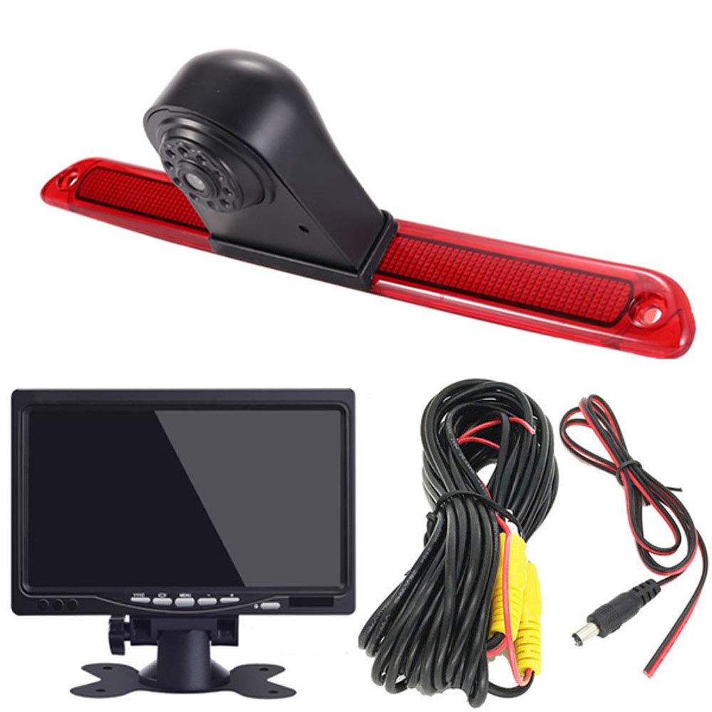 Kit caméra de recul HD avec écran LCD 7 pouces, vision nocturne étanche, caméra de recul de rechange pour Mercedes Sprinter W906 W907 W910 316 CDI/VW Crafter Caravelle 2007-2015