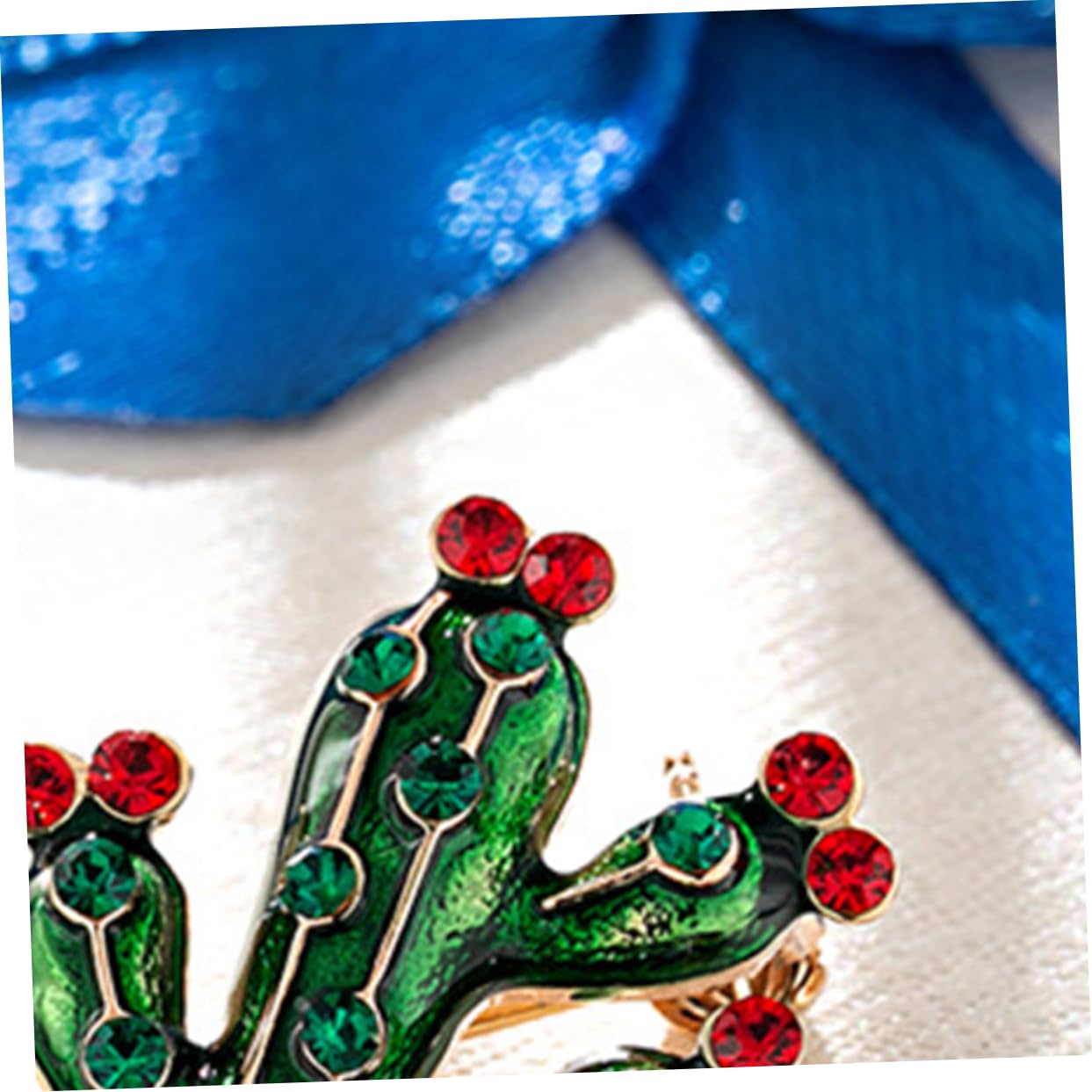 Jewelry Pin -Set 2PCS Green Plant Cactus Form Brosche für Festivalbankett Jewelry