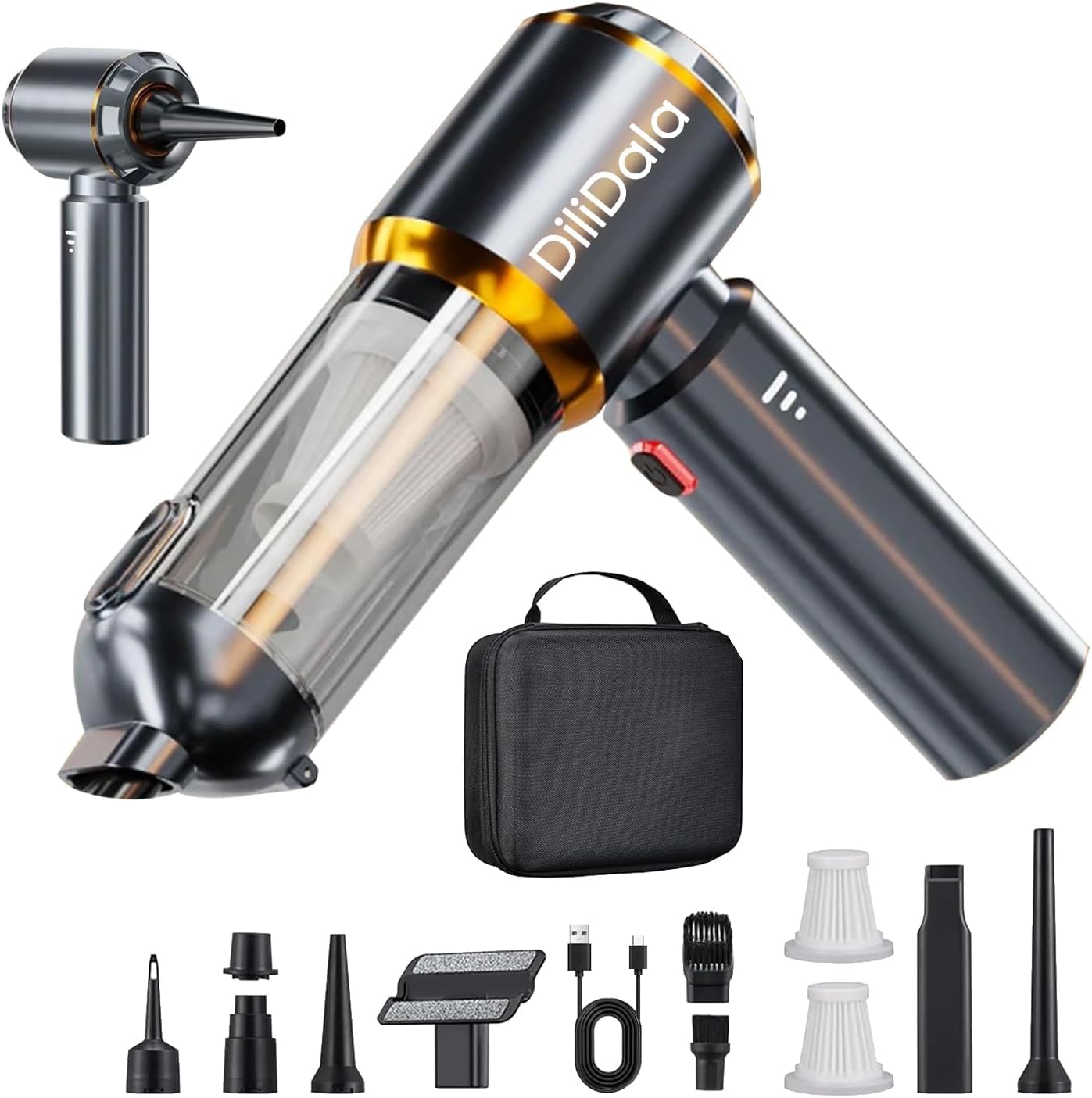 DiliDala Car Vacuum Cleaner, Portable Vacuum Review – Best Budget Option?