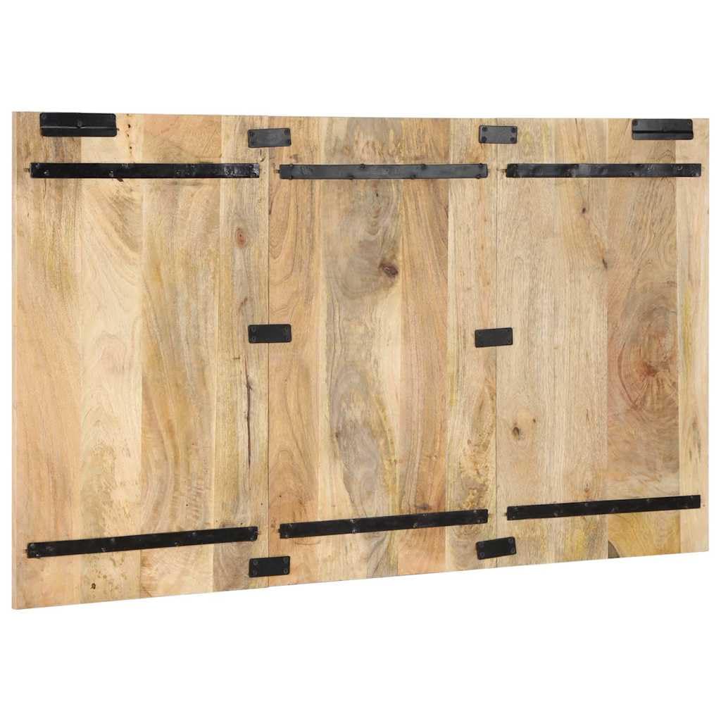 vidaXL Cabecero de Cama 140 cm Madera Maciza de Mango Rugoso