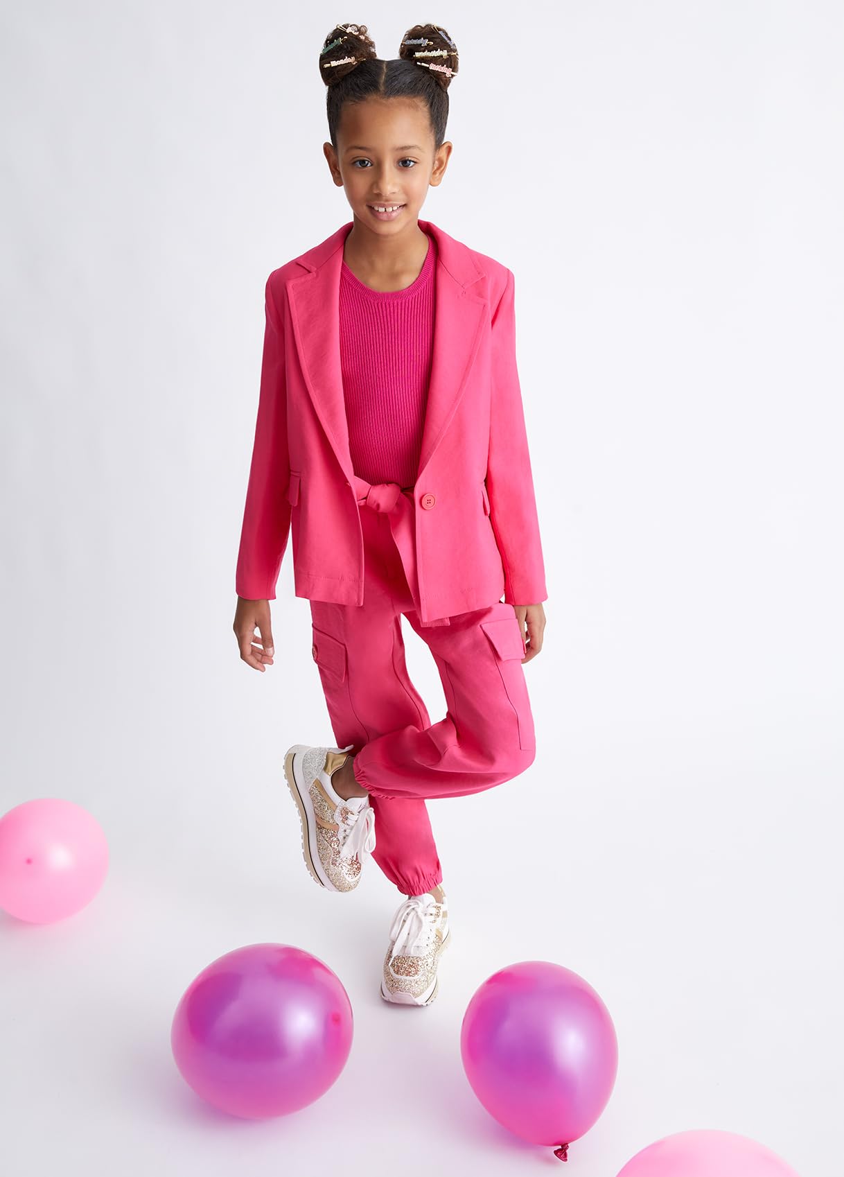 Liu Jo Jeans Liu Jo Pantaloni Rosa Fucsia Cargo con Cintura (IT, età, 16 Anni, Regular, Rosa)