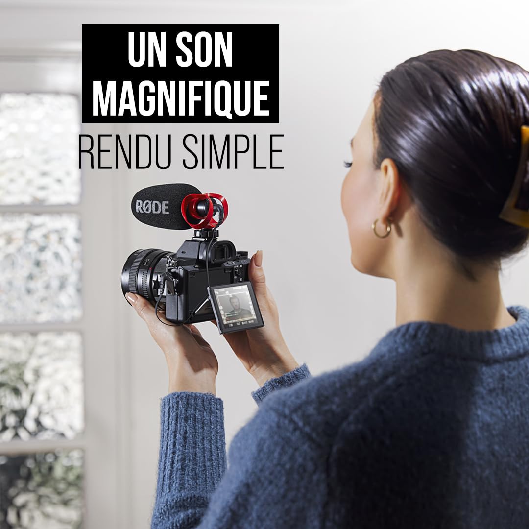 RØDE VideoMicro II Micro-canon ultra-compact sur caméra pour enregistrement audio de haute qualité avec un appareil photo ou un appareil mobile