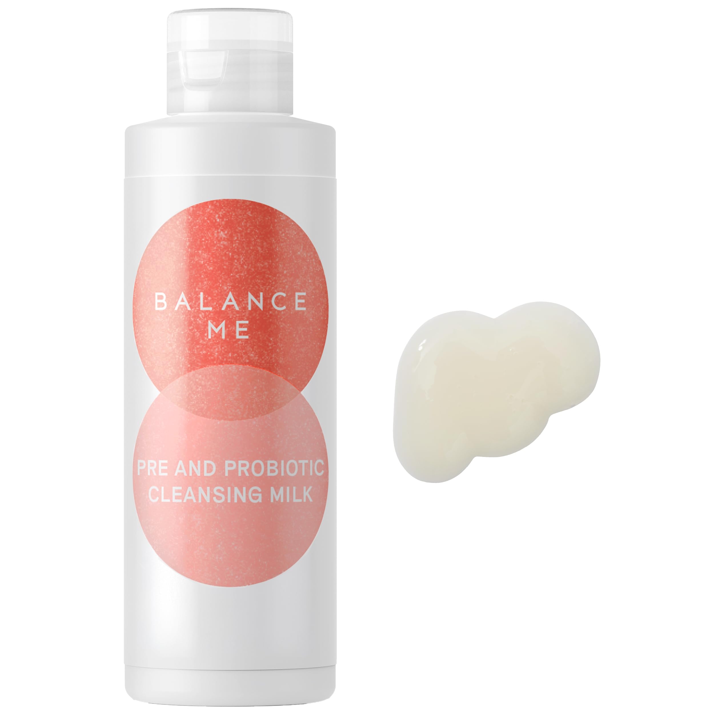 Balance MePre and Probiotic Cleansing Milk, Face Cleanser for Sensitive Skin, Gentle and Fragrance Free, Soothes and Strengthens, 180ml