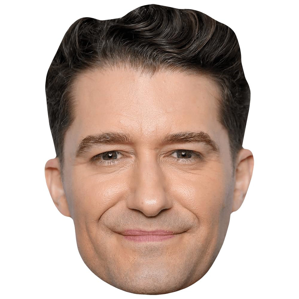 Matthew Morrison (Smile) Celebrity Mask, Flat Card Face, Fancy Dress Mask