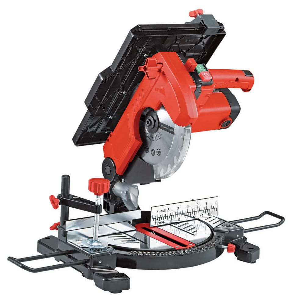 Valex TLS210C Troncatrice con Funzione Banco Sega, 1200W, Lama Ø210mm, Estensioni e Squadre inclusi