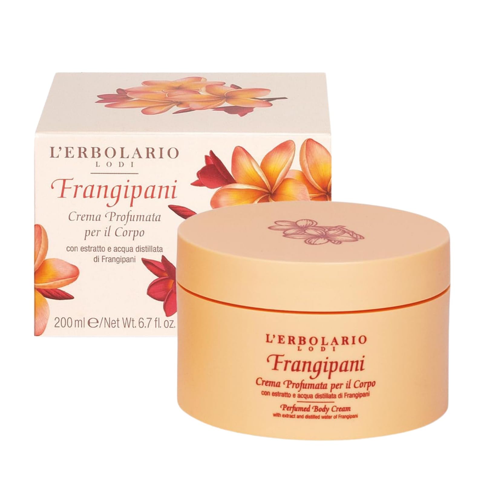 L'Erbolario Frangipani Scented Body Cream