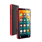 MP3 Player with Bluetooth and WiFi&comma;MP3 Player with Spotify&comma;Spotify Kids&comma;Audible&comma;Pandora&comma;Amazon Music&comma;4" Music Player MP4 Up to 1TB&lpar;80GB&comma;Red_Black&rpar;