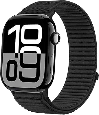 SimpleThings Nylon Sport Loop Band Kompatibel mit Apple Watch Armband 46mm 45mm 44mm 42mm 41mm 40mm 38mm, Trail Loop Sportarmband für iWatch Serie 11 10 9 8 7 6 5 4 3 2 1 SE Damen Herren