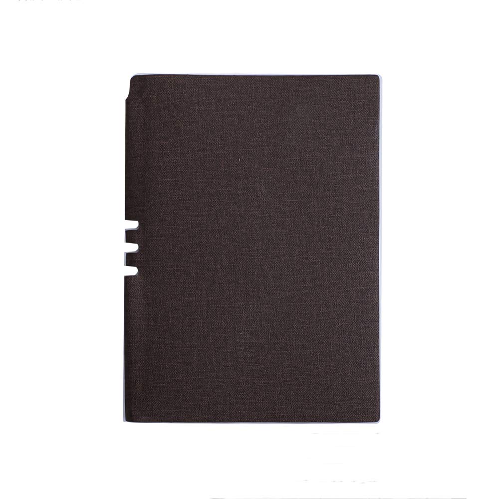 VIDOO A5 Business Office Notebook Creative Soft Leather Daily Work Notebook Papeterie Écriture Carnet Fournitures De Bureau - Bleu