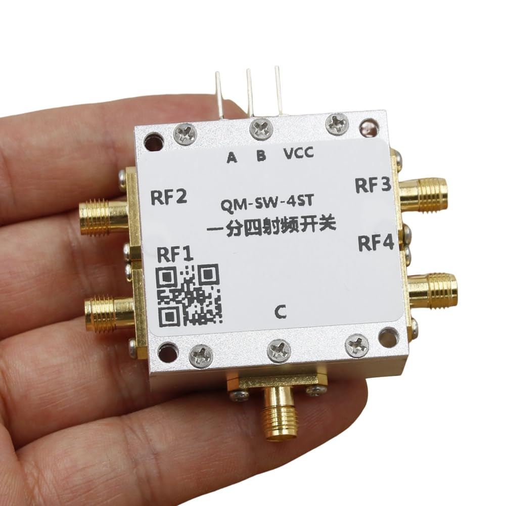 0,1-6 GHz HF-Schalter SP4T HF-Schalter Hochisolierter 1/4 Mikrowellen-Elektronikschalter HF-Schalter