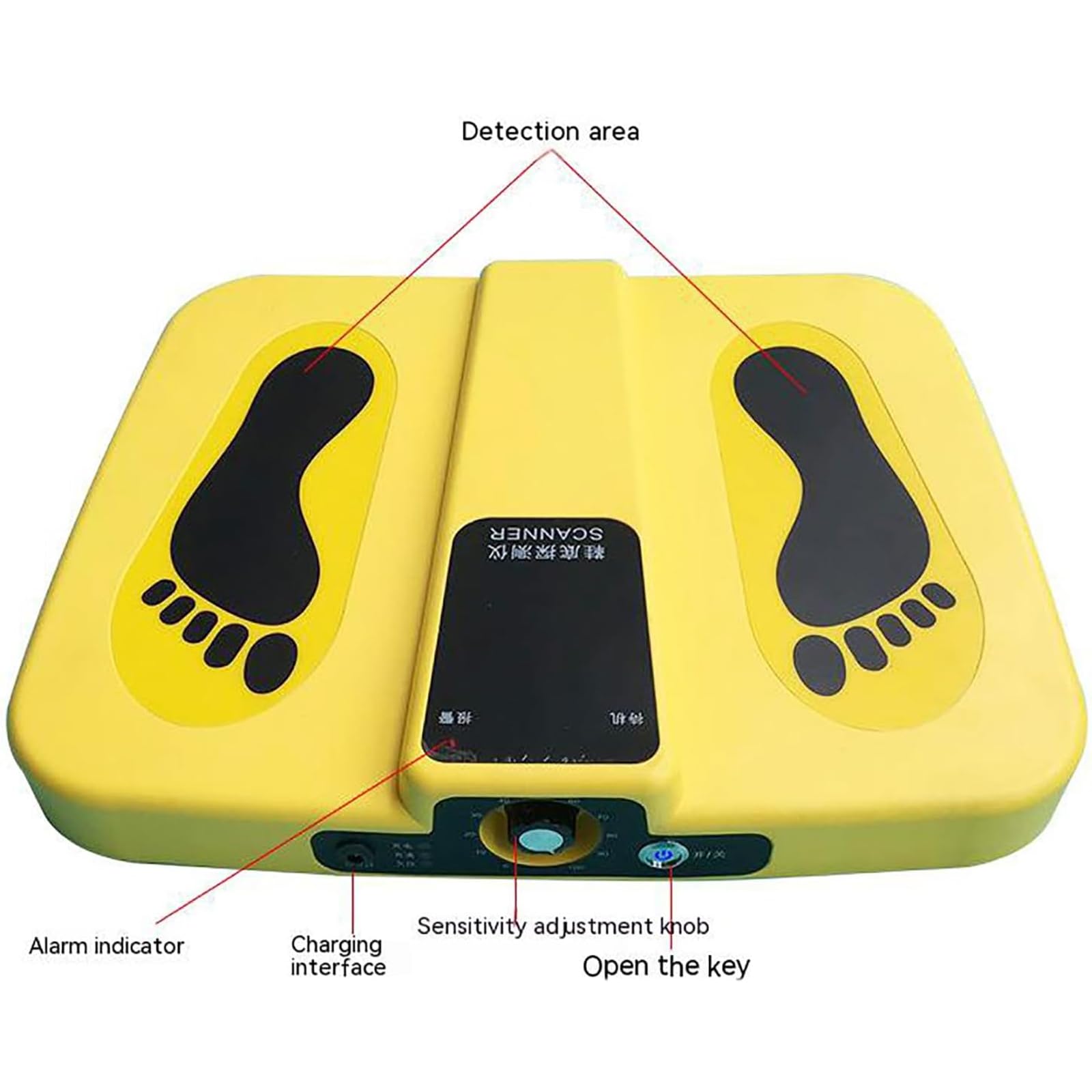 Metal Detector, Rilevatore Di Sicurezza Unico Con Indicatore Di Segnale Di Intensità E Spia LED, Sensibilità Regolabile E Doppio Allarme Suono/luce, Portata 150 Kg, Anti-interferenza Veloce