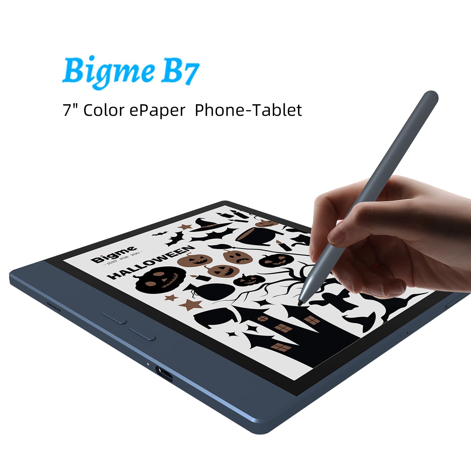 Bigme B7 Tablette ePaper couleur 7" avec mémoire de 8 + 128 Go et fonction téléphonie 4G | Android 14 OS | 300 PPI | 3000 mAh