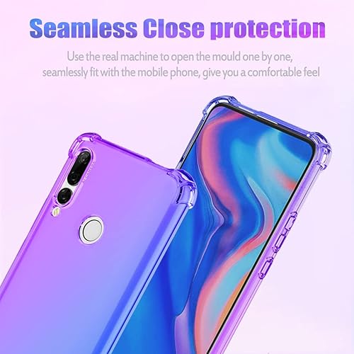 Miniatura 10 de Gufuwo Funda para Huawei Y9 Prime 2019Honor 9XP Smart Z STK-LX1 Linda funda para niñas y mujeres, degradado, delgada, antiarañazos, suave TPU funda