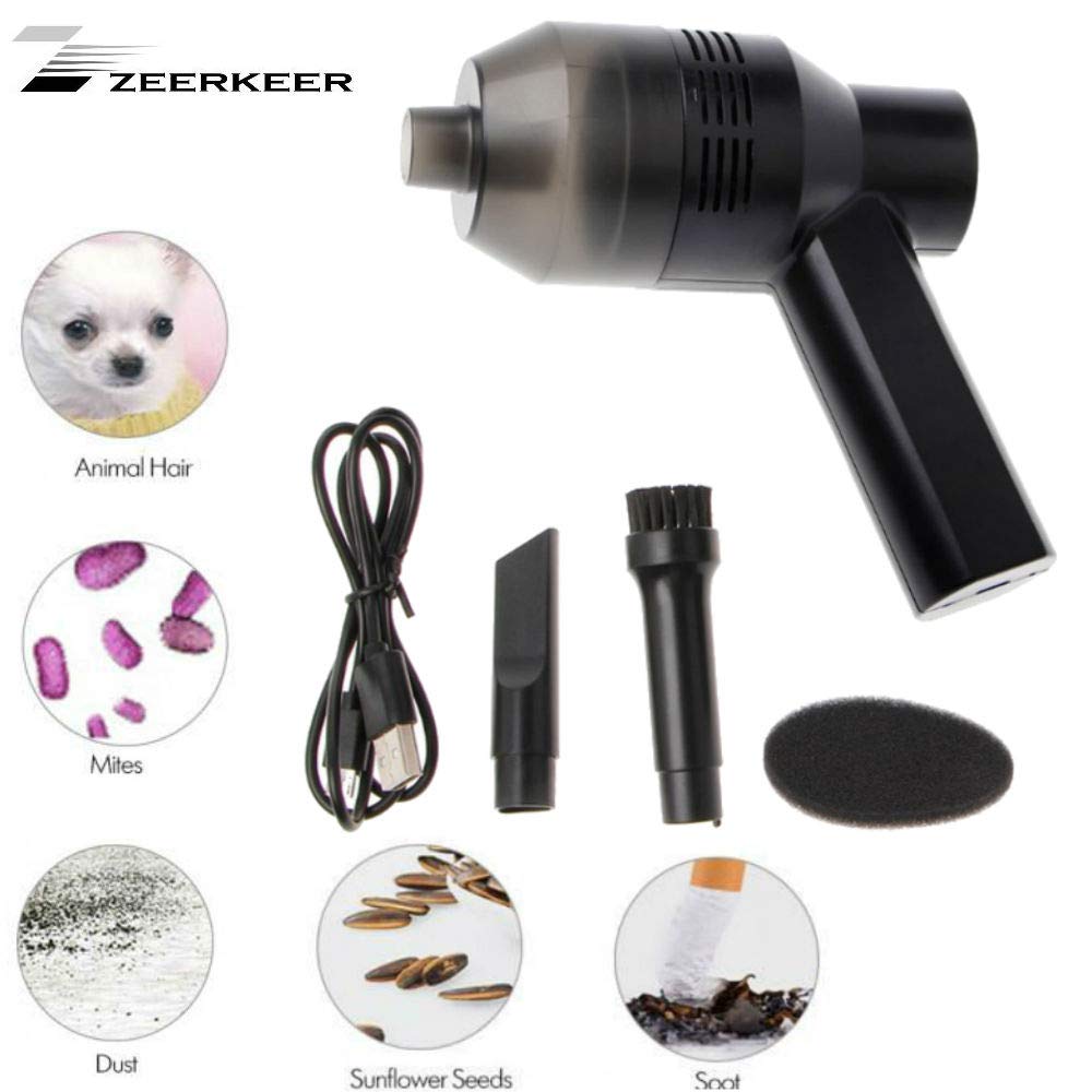 Mini Aspirapolvere Portatile Da Scrivania SRIKEKL - Per Tastiera, Auto E Briciole | Ricarica USB - Foto 8