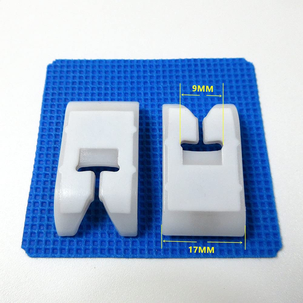 Pied Presseur Anti-adhésif SINGER - Revêtement Téflon, Pour Coudre Cuir, Vinyle, Plastique, Tissus Laminés