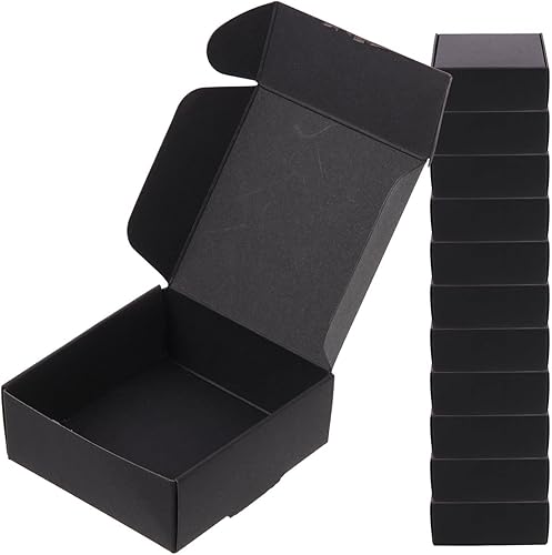Operitacx Cajas de embalaje de correo 20pcs Cajas de embalaje de cartón para envío Suministros de artesanía Contenedores de papel para