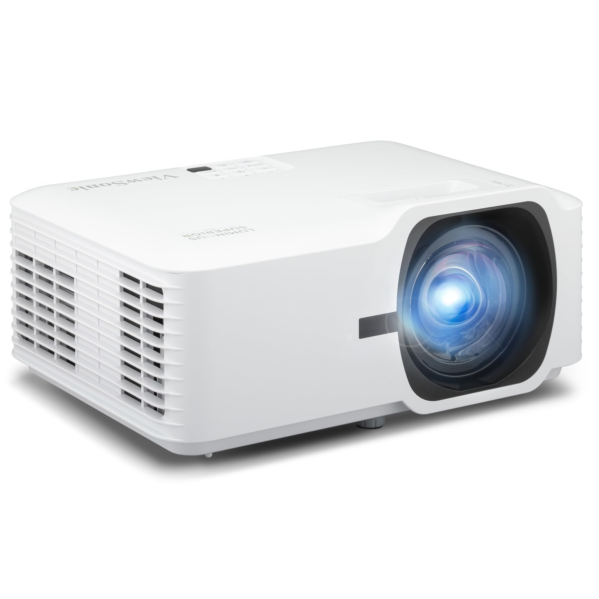 ViewSonic LSD400HD-ST 4000 Lumens 1080p Short Throw Laser Projector, H/V Keystone and 360-Degree Projection for Flexible Setup, Maintenance-Free Laser