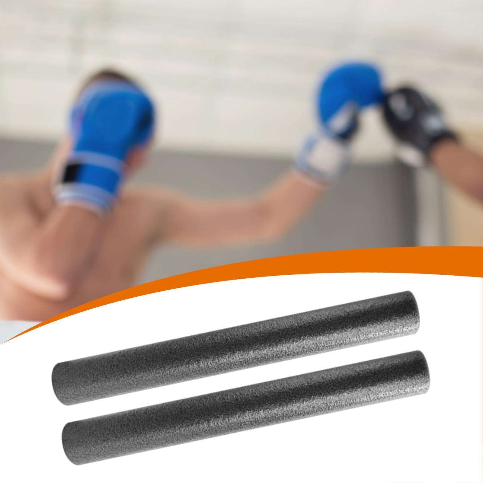 2 Bastoni da Boxe Bastoni da Allenamento Bastoni da Sparring in Schiuma Attrezzatura per Aumentare La velocità per L'allenamento Sportivo Giovanil