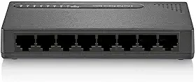 Switch Multilaser 8 portas 1 POE Passivo 10/100Mpbs Preto RE115 - PPB